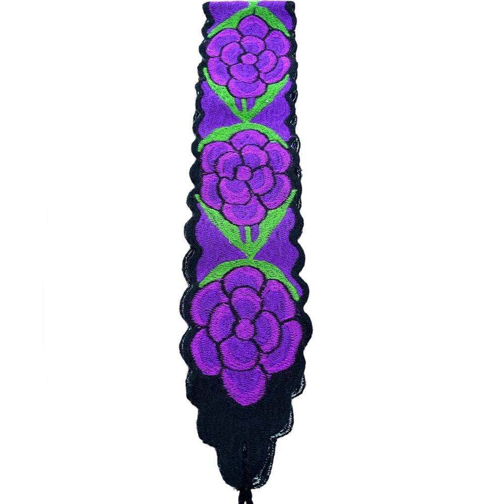 Mexican Embroidered Floral Belts Adjustable - Picture 8 of 15